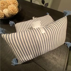 2 Reversible Accent Pillows NEW